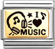 Миниатюра изображения товара Звено для браслета NominatioN I love music 030166/46