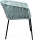 Миниатюра изображения товара Стул садовый Bergenson Bjorn Reed / BB0000814 (черный/серо-голубой)