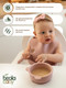 Миниатюра изображения товара Набор посуды для кормления Beola baby HBB-05 (розовый)