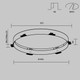 Миниатюра изображения товара Рамка для точечного светильника Maytoni Downlight DLA032-TRS90-W