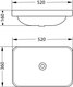 Миниатюра изображения товара Умывальник Lauter 21441A (52x36)