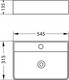 Миниатюра изображения товара Умывальник Lauter 21855 (54.5x31.5)