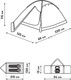 Миниатюра изображения товара Палатка RSP Outdoor Hill 2 / T-HI-2-GN