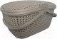 Миниатюра изображения товара Корзина Эльфпласт Paola EP428 (25л, серо-коричневый)