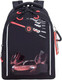 Миниатюра изображения товара Школьный рюкзак Grizzly RB-452-7 (черный/красный)