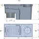 Миниатюра изображения товара Дождеприемник Aquastok Master A15 / 6176 (черный)