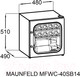 Миниатюра изображения товара Винный шкаф Maunfeld MFWC-40SCH14