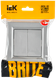 Миниатюра изображения товара Выключатель IEK Brite BR-V20-0-10-K47-F (алюминий)
