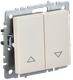 Миниатюра изображения товара Выключатель IEK Brite BR-V15-0-10-K10 (бежевый)