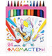 Миниатюра изображения товара Фломастеры Пифагор Единорог / 152450 (24цв)