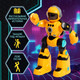 Миниатюра изображения товара Радиоуправляемая игрушка IQ Bot Кибер Бот BG1538 / 10320779 (желтый)