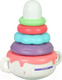 Миниатюра изображения товара Развивающий игровой набор Rant Пирамидка-неваляшка Donuts / О-004 (радужный)