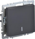 Миниатюра изображения товара Выключатель IEK Brite BR-V12-1-10-K53 (графит)