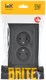 Миниатюра изображения товара Розетка IEK Brite BR-R20-10-K53-F (графит)