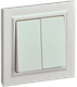 Миниатюра изображения товара Выключатель IEK Brite BR-V20-0-10-K36-F (жемчуг)