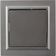 Миниатюра изображения товара Выключатель IEK Brite BR-V10-0-10-K46-F (сталь)