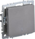 Миниатюра изображения товара Выключатель IEK Brite BR-V12-1-10-K46 (сталь)