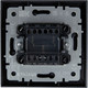 Миниатюра изображения товара Выключатель IEK Brite BR-V20-0-10-K35-F (маренго)