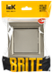 Миниатюра изображения товара Выключатель IEK Brite BR-V10-0-10-K37-F (шампань)