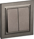 Миниатюра изображения товара Выключатель IEK Brite BR-V20-0-10-K45-F (темная бронза)