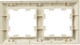 Миниатюра изображения товара Рамка для выключателей и розеток IEK Brite BR-M22-12-1-K10 (бежевый/жемчужный)