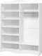 Миниатюра изображения товара Шкаф Bravo Мебель Лотос ШР-4 (белый/лак белый)