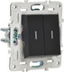 Миниатюра изображения товара Выключатель IEK Skandy SK-V22-1-10-K02 (черный)