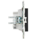 Миниатюра изображения товара Розетка IEK Skandy SK-R10-10-K02 (черный)