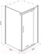 Миниатюра изображения товара Душевой уголок IVA 90x90x200 / E1SC90Т (тонированное стекло)