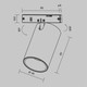 Миниатюра изображения товара Трековый светильник Maytoni TR187-1-9W4K-M-B