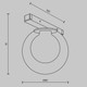 Миниатюра изображения товара Трековый светильник Maytoni TR181-1-4WTW-B