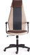 Миниатюра изображения товара Кресло офисное Tetchair Aviator флок/ткань (коричневый/бежевый/серый)