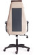 Миниатюра изображения товара Кресло офисное Tetchair Aviator флок/ткань (коричневый/бежевый/серый)