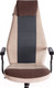 Миниатюра изображения товара Кресло офисное Tetchair Aviator флок/ткань (коричневый/бежевый/серый)