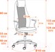 Миниатюра изображения товара Кресло офисное Tetchair Aviator флок/ткань (олива/серый/серый)