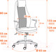 Миниатюра изображения товара Кресло офисное Tetchair Aviator флок/ткань (серый/серый)