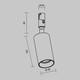 Миниатюра изображения товара Трековый светильник Maytoni TR201-1-15W3K-M-B