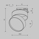 Миниатюра изображения товара Трековый светильник Maytoni TR007-1-18W4K-W-1