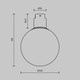 Миниатюра изображения товара Трековый светильник Maytoni TR171-1-5W3K-WB