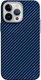 Миниатюра изображения товара Чехол-накладка Luxo Карбоновые полосы J164 для iPhone 15 Pro (синий)