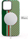 Миниатюра изображения товара Чехол-накладка Luxo Престижные ромбы J249 для iPhone 13 Pro (зеленый/салатовый)