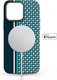 Миниатюра изображения товара Чехол-накладка Luxo Престижные ромбы J250 для iPhone 13 (синий/голубой)