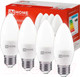 Миниатюра изображения товара Лампа INhome LED-Свеча-VC / 4690612052342 (4шт)