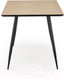Миниатюра изображения товара Обеденный стол Halmar Berto (натуральный/черный)