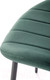Миниатюра изображения товара Стул Halmar K538 (темно-зеленый/черный)