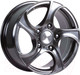 Миниатюра изображения товара Литой диск SKAD Vortex 16x7.0" 5x139.7мм DIA 98.5мм ET 40мм Graphite