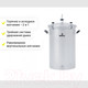 Миниатюра изображения товара Коптильня Helicon Bravo 2 (30л)