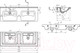 Миниатюра изображения товара Умывальник LEMARK Гармония-125 двойной