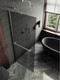 Душевая стенка MaybahGlass 89x195 / MGD-735-5ш (графитовое стекло/хром матовый) — фото 6