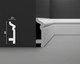 Миниатюра изображения товара Плинтус Decostar PS SK-37 (80x23x2000, белый)